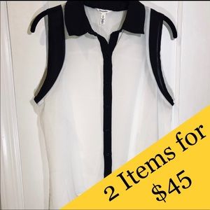 ✨ Aeropostale Sheer Button Up Blouse